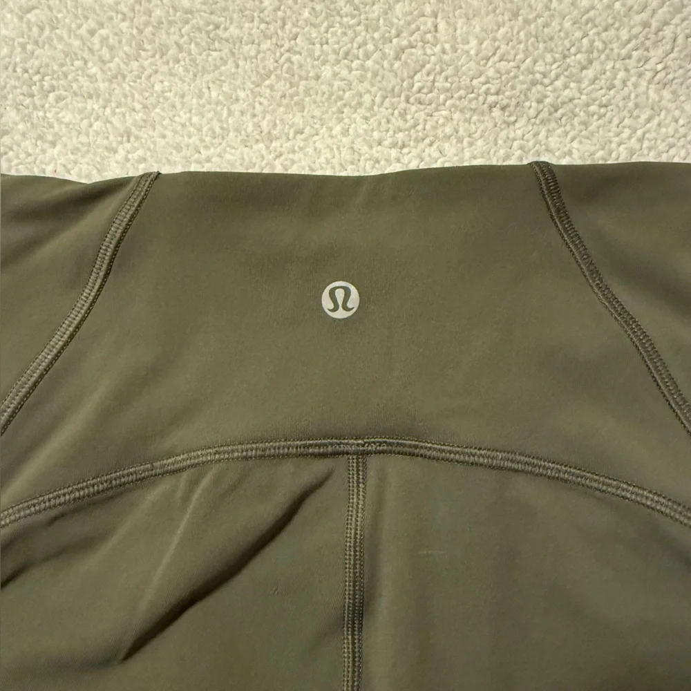 Lululemon Train Times 7/8 Pant Mesh Leggings Sage Green